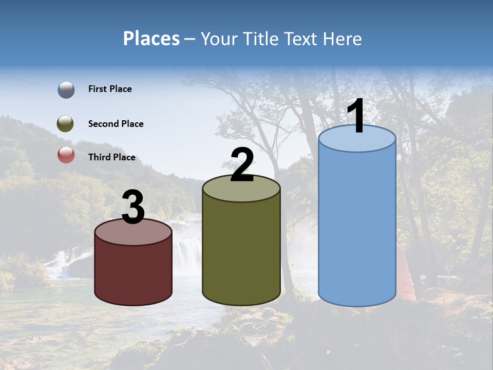 Scenic Water Recreation PowerPoint Template