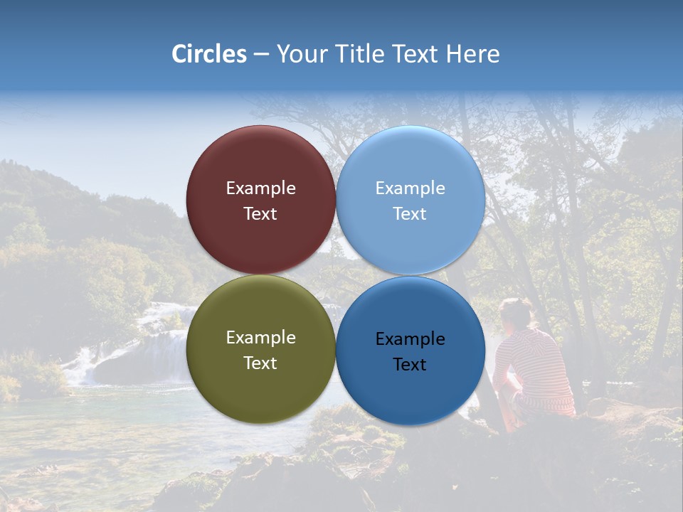 Scenic Water Recreation PowerPoint Template