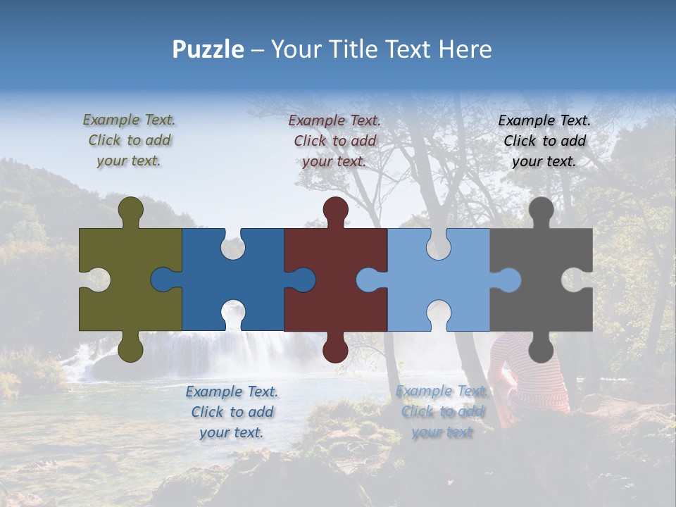 Scenic Water Recreation PowerPoint Template