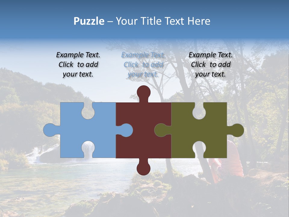 Scenic Water Recreation PowerPoint Template