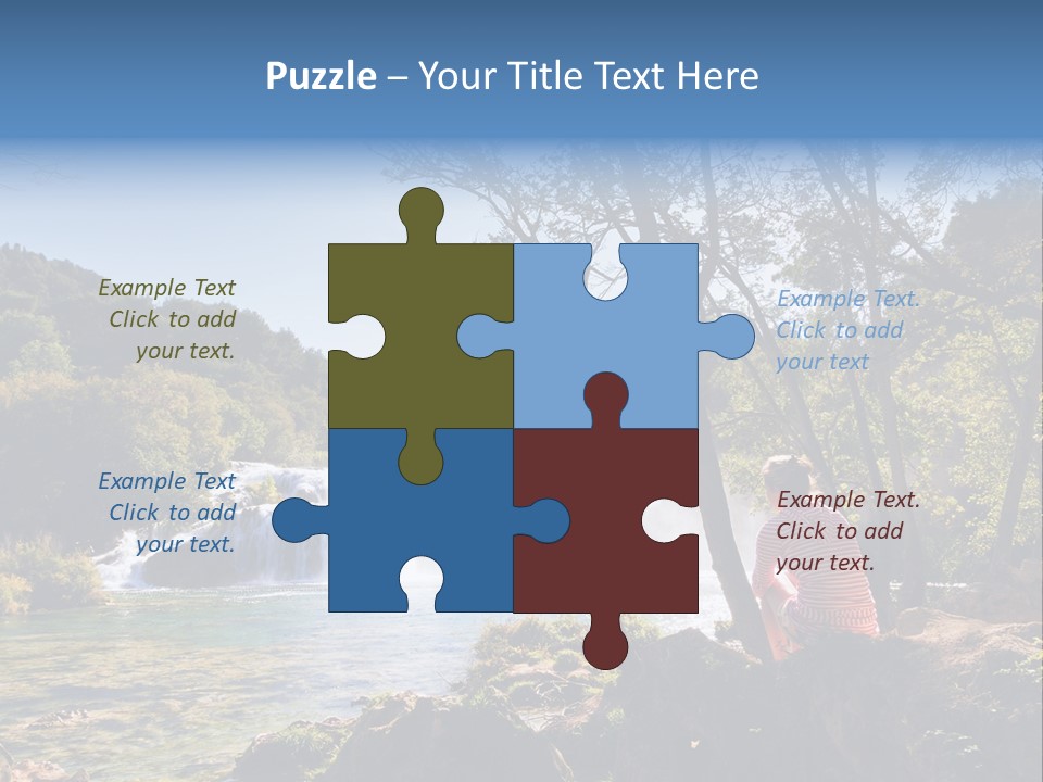 Scenic Water Recreation PowerPoint Template