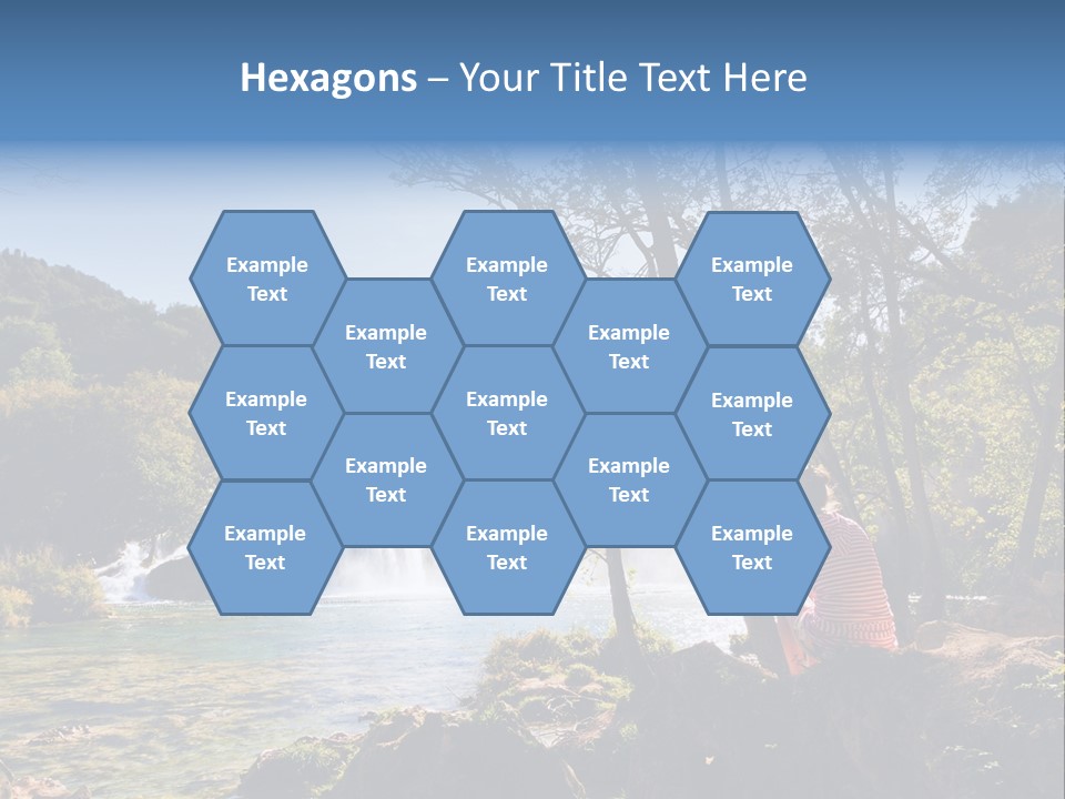 Scenic Water Recreation PowerPoint Template