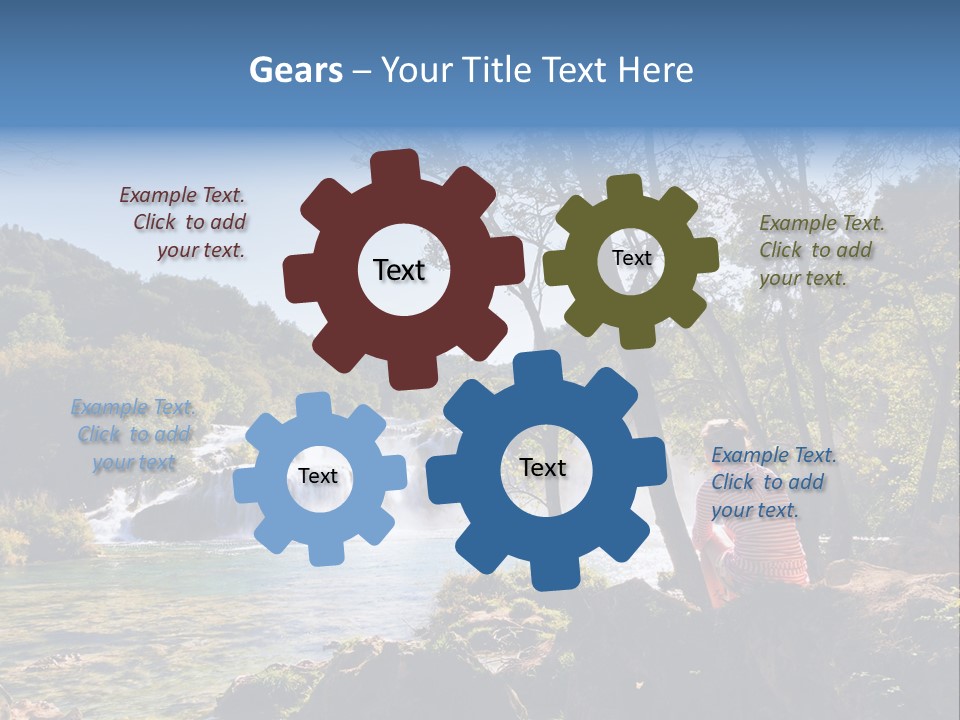 Scenic Water Recreation PowerPoint Template