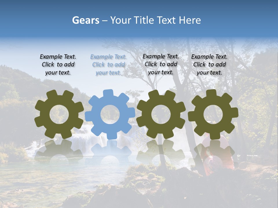 Scenic Water Recreation PowerPoint Template