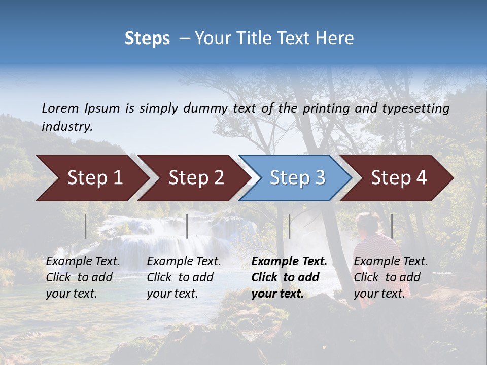 Scenic Water Recreation PowerPoint Template