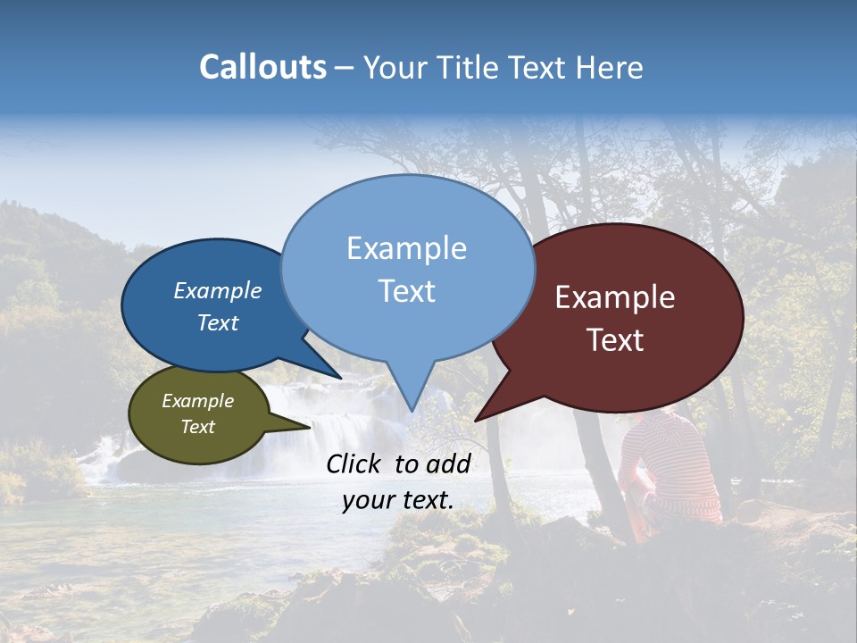 Scenic Water Recreation PowerPoint Template