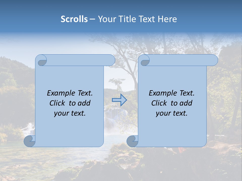 Scenic Water Recreation PowerPoint Template
