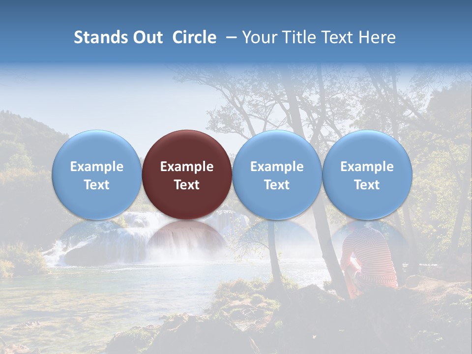 Scenic Water Recreation PowerPoint Template