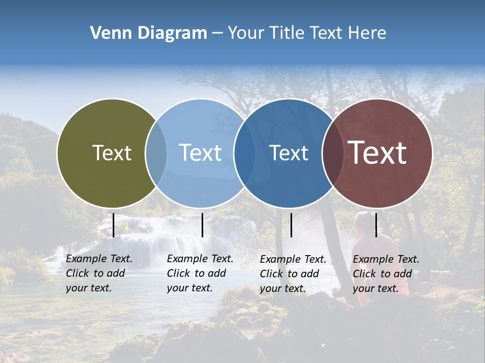 Scenic Water Recreation PowerPoint Template