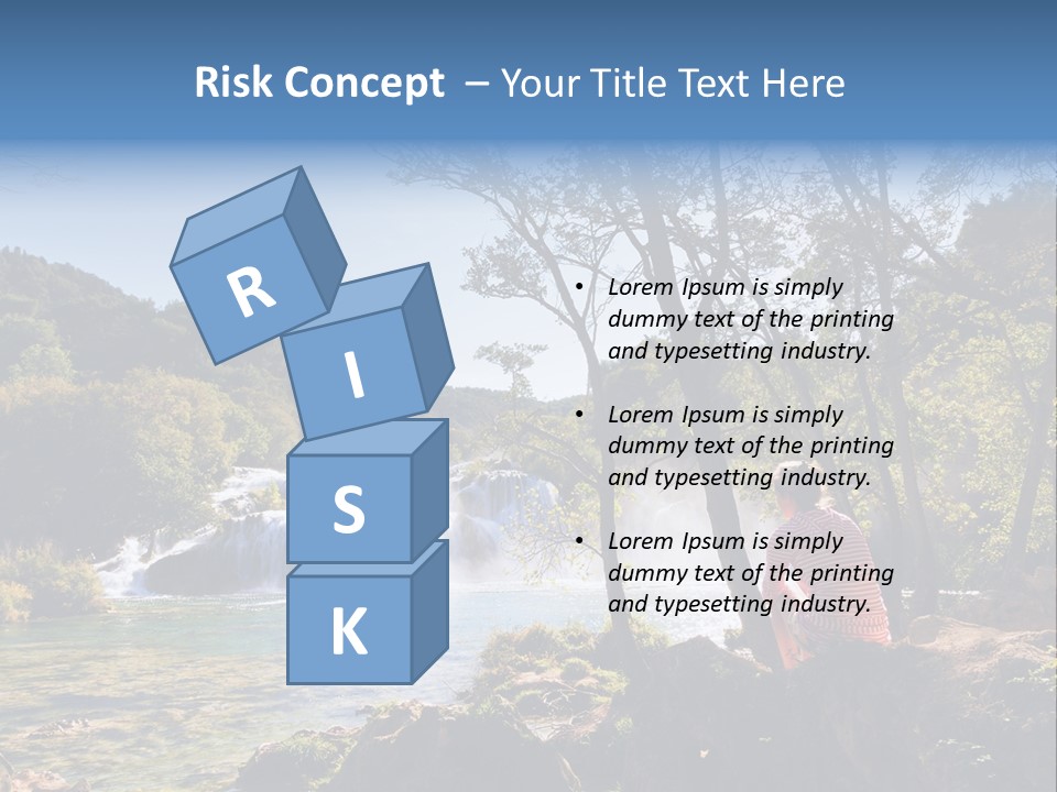 Scenic Water Recreation PowerPoint Template