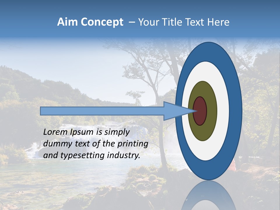 Scenic Water Recreation PowerPoint Template