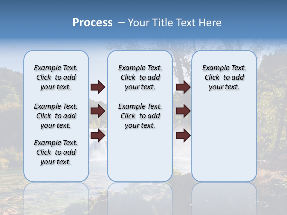 Scenic Water Recreation PowerPoint Template