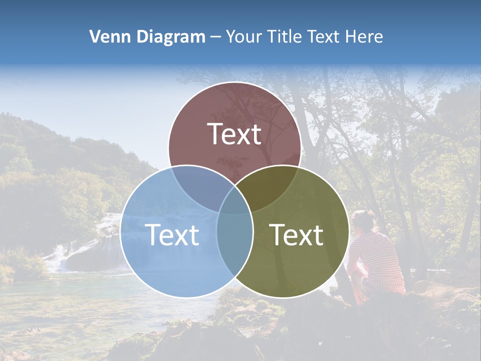 Scenic Water Recreation PowerPoint Template