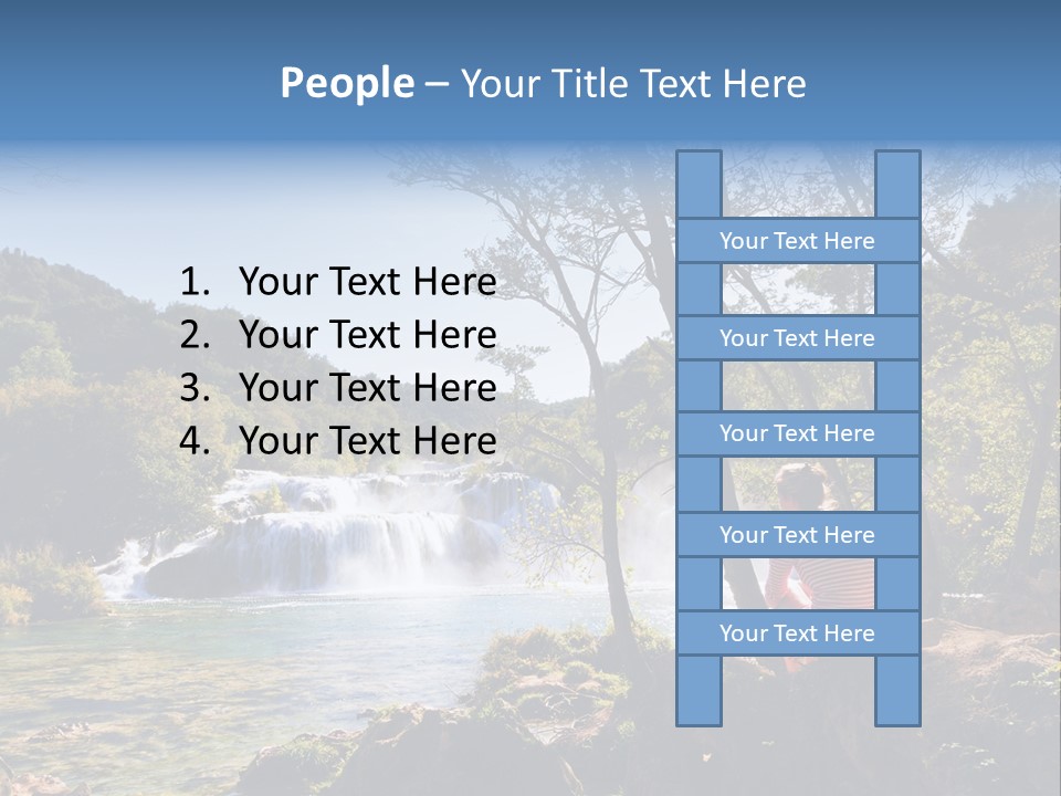 Scenic Water Recreation PowerPoint Template