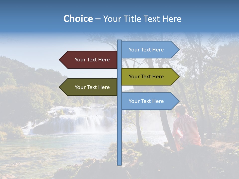 Scenic Water Recreation PowerPoint Template