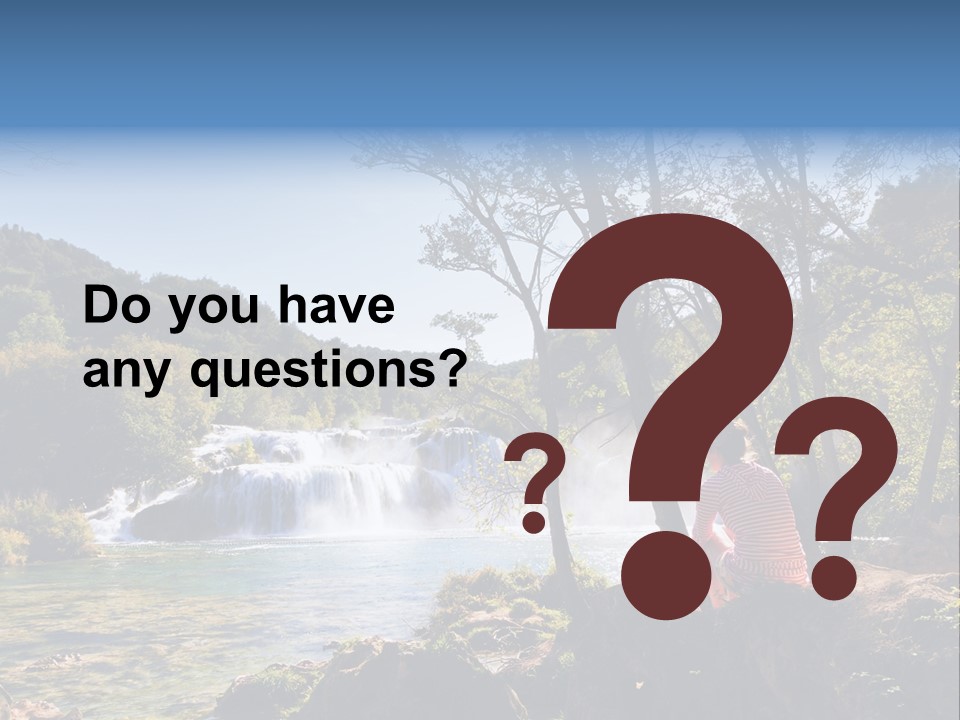 Scenic Water Recreation PowerPoint Template