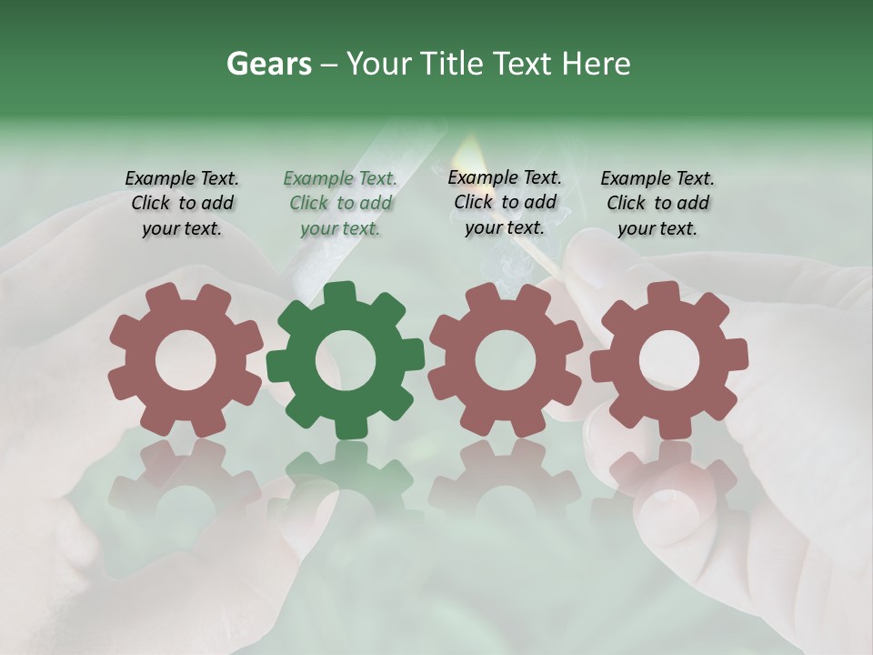 Paper Addiction Relaxing PowerPoint Template