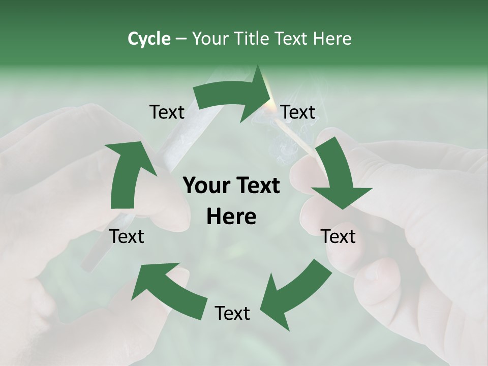 Paper Addiction Relaxing PowerPoint Template