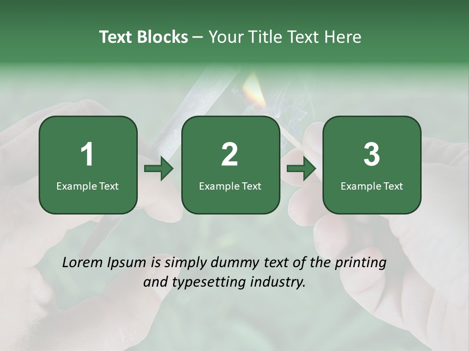 Paper Addiction Relaxing PowerPoint Template