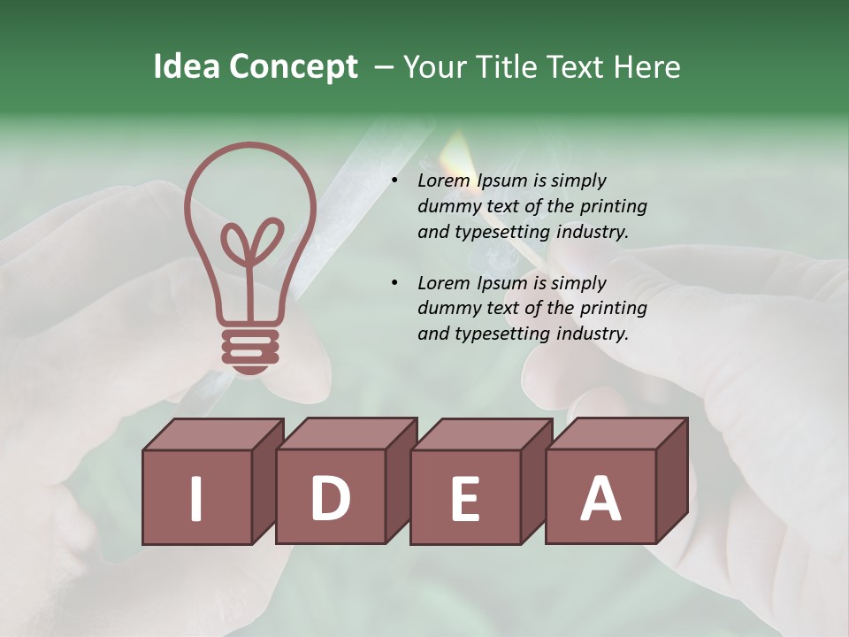 Paper Addiction Relaxing PowerPoint Template