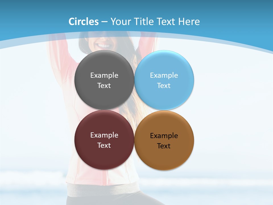 Water Blond Beautiful PowerPoint Template