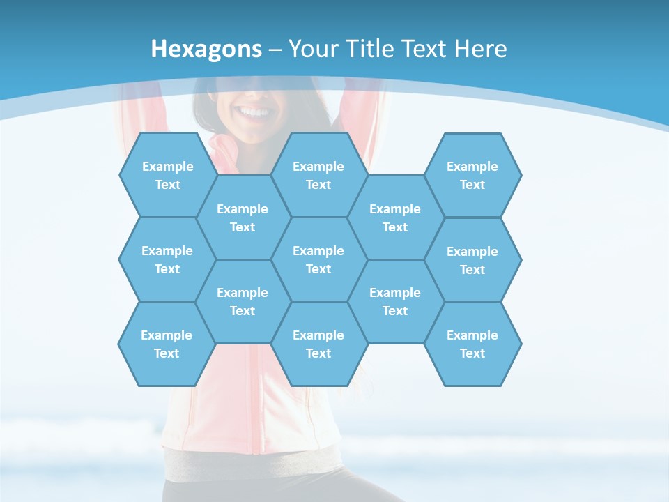 Water Blond Beautiful PowerPoint Template