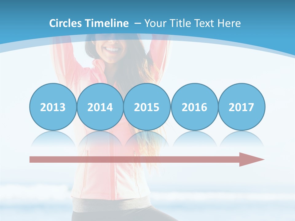 Water Blond Beautiful PowerPoint Template