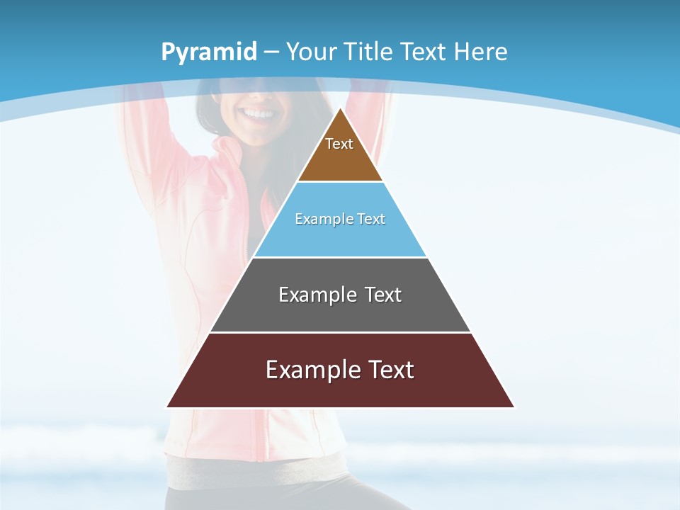 Water Blond Beautiful PowerPoint Template