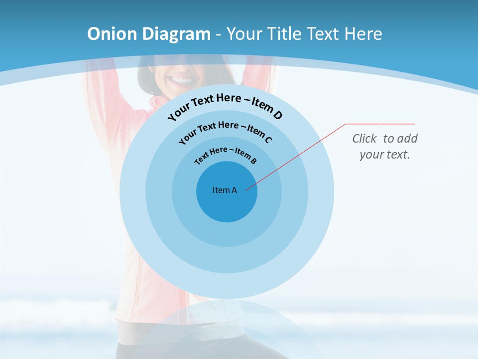 Water Blond Beautiful PowerPoint Template