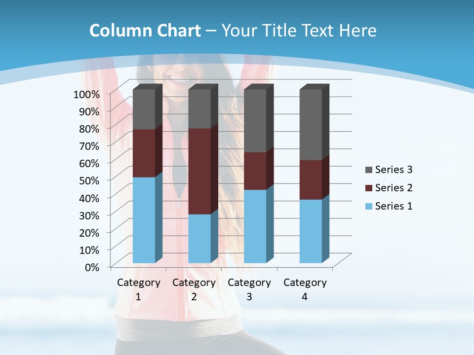 Water Blond Beautiful PowerPoint Template