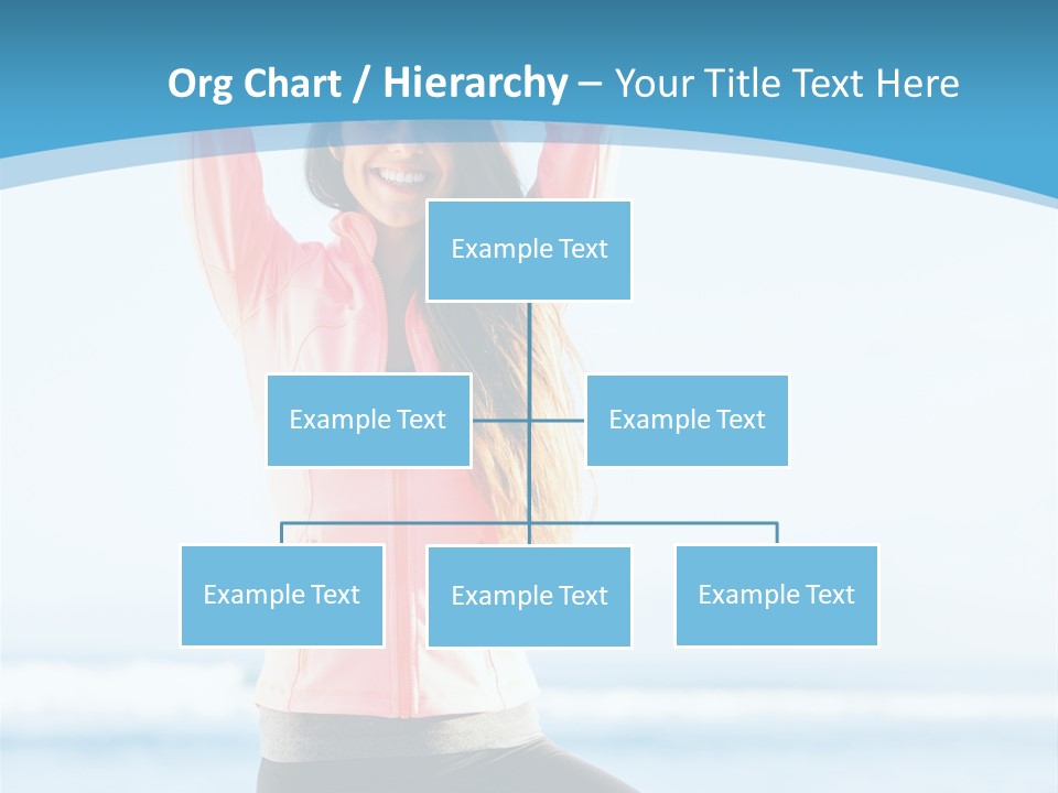 Water Blond Beautiful PowerPoint Template