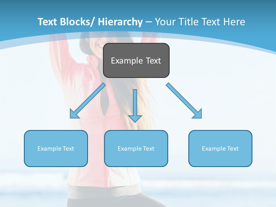 Water Blond Beautiful PowerPoint Template