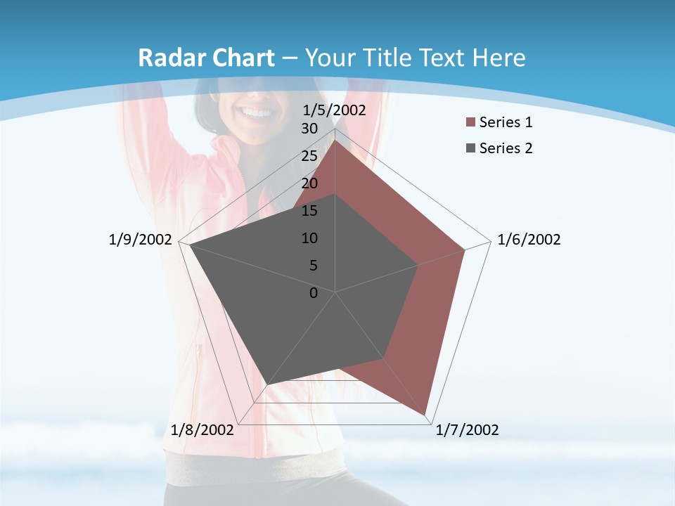 Water Blond Beautiful PowerPoint Template