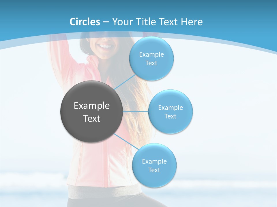 Water Blond Beautiful PowerPoint Template