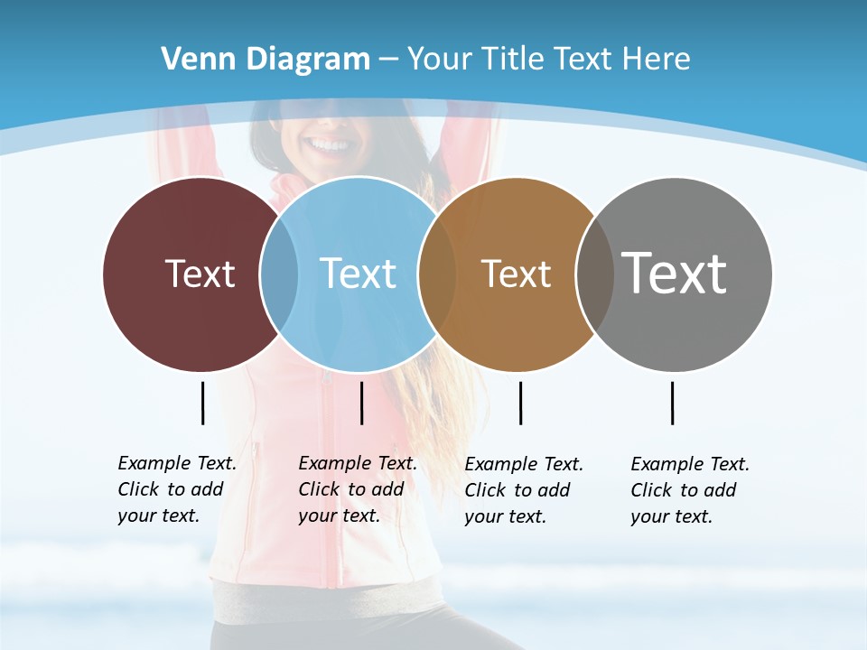 Water Blond Beautiful PowerPoint Template