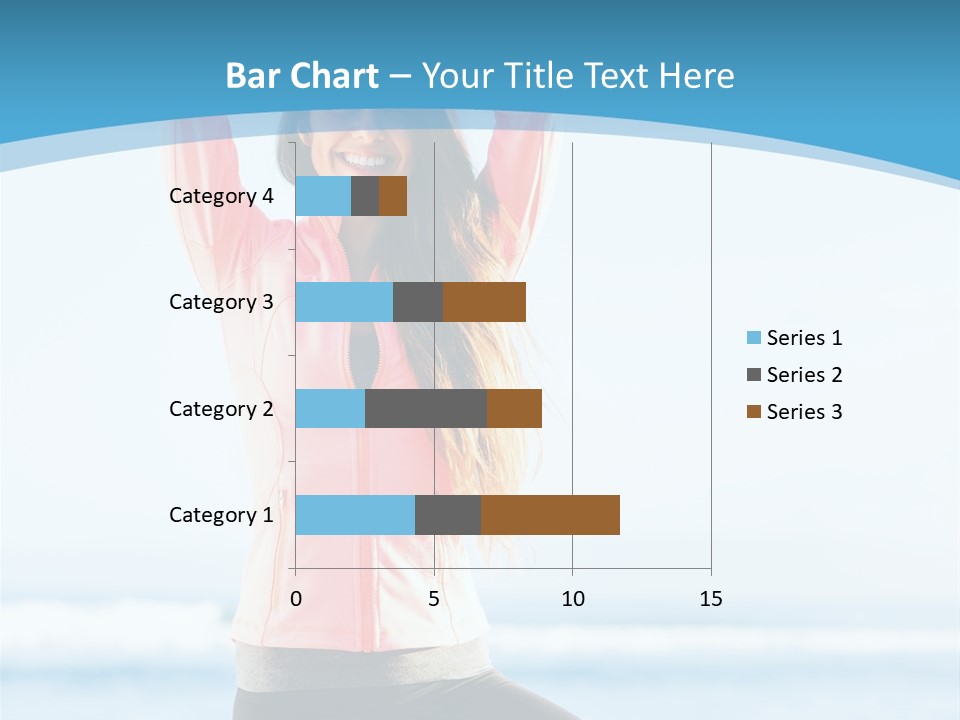 Water Blond Beautiful PowerPoint Template