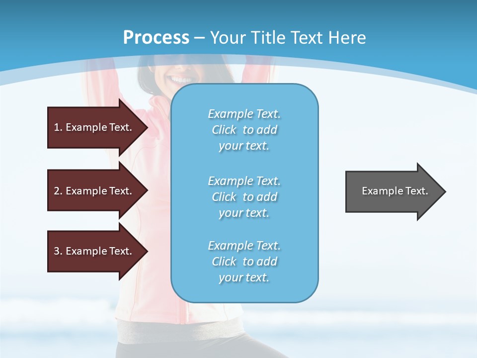 Water Blond Beautiful PowerPoint Template