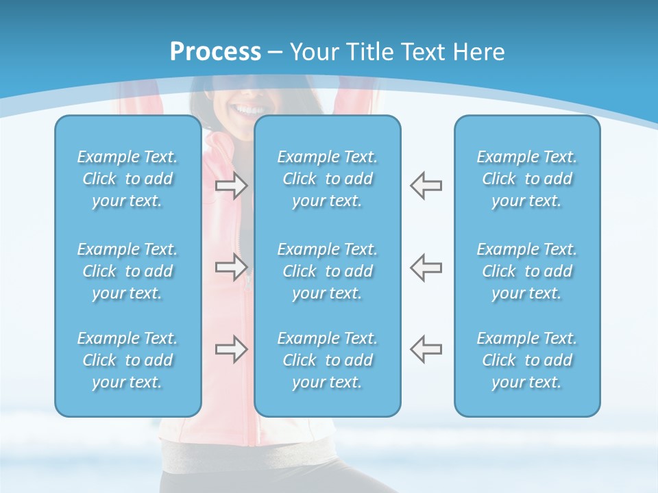 Water Blond Beautiful PowerPoint Template