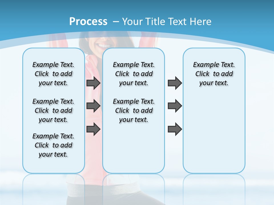 Water Blond Beautiful PowerPoint Template