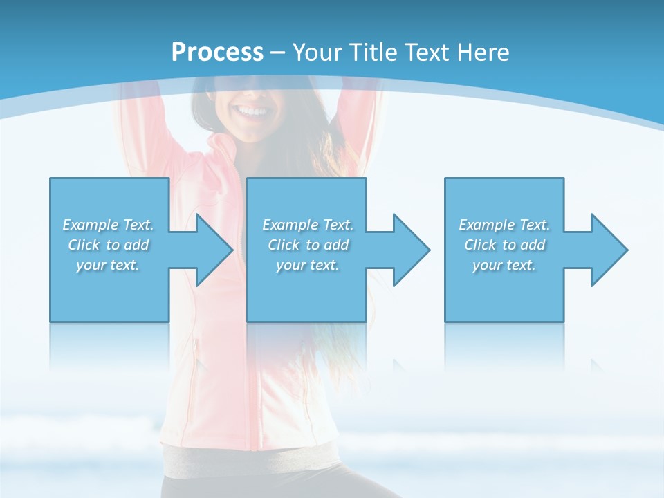 Water Blond Beautiful PowerPoint Template