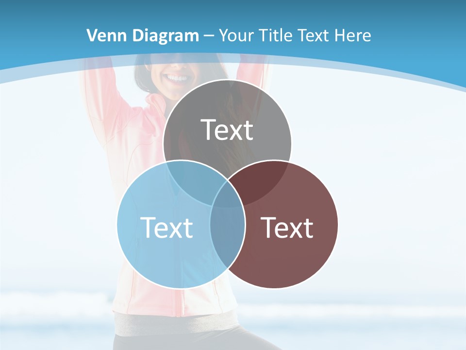 Water Blond Beautiful PowerPoint Template