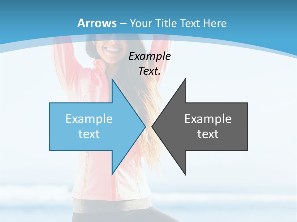 Water Blond Beautiful PowerPoint Template