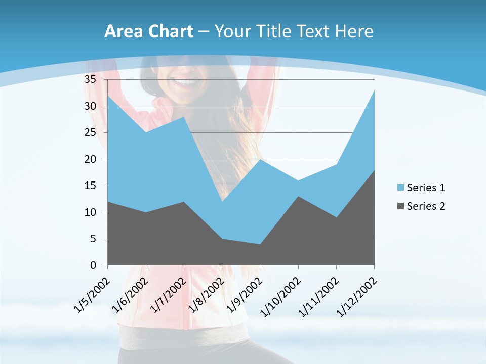 Water Blond Beautiful PowerPoint Template