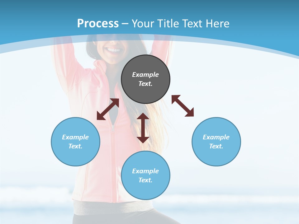 Water Blond Beautiful PowerPoint Template