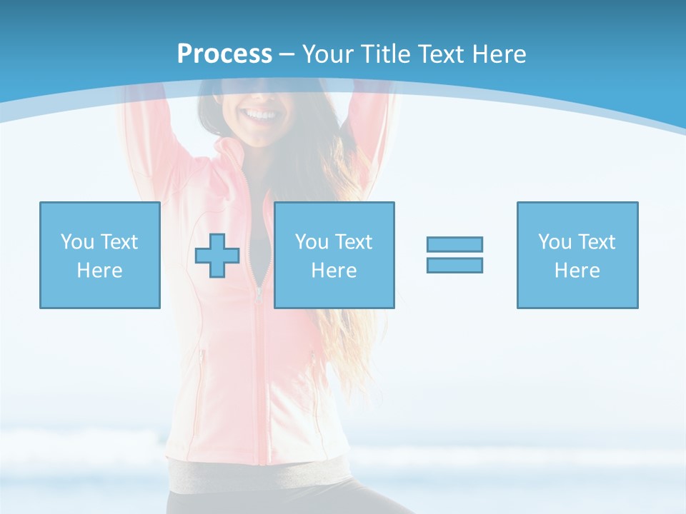 Water Blond Beautiful PowerPoint Template
