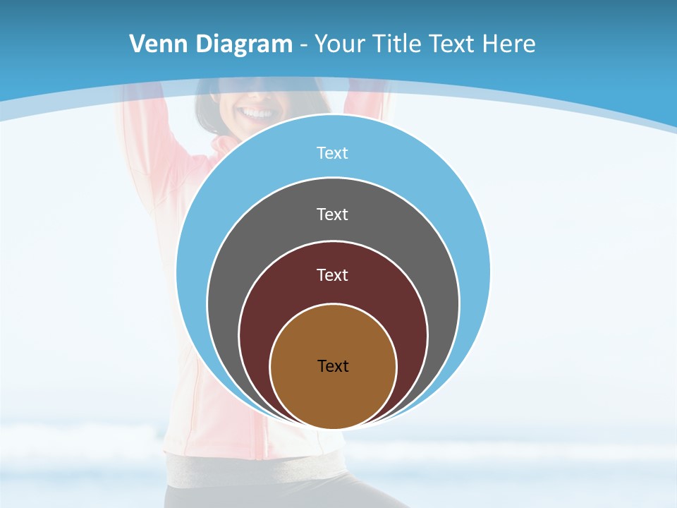 Water Blond Beautiful PowerPoint Template