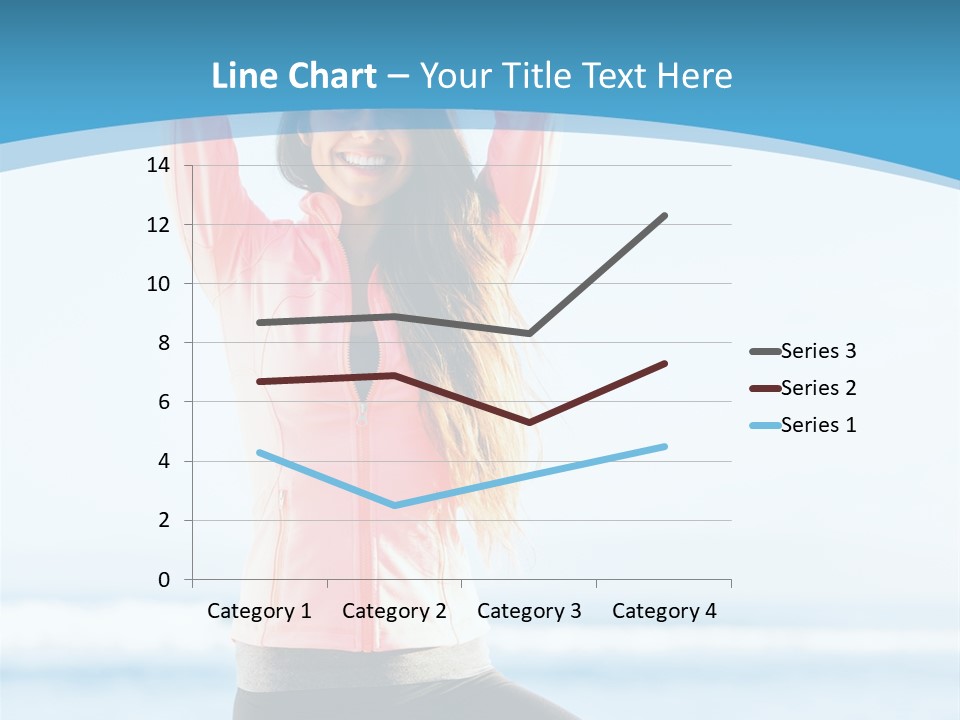 Water Blond Beautiful PowerPoint Template