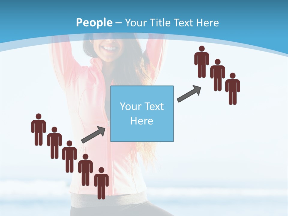 Water Blond Beautiful PowerPoint Template