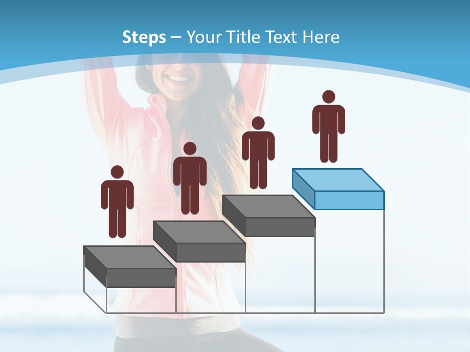 Water Blond Beautiful PowerPoint Template