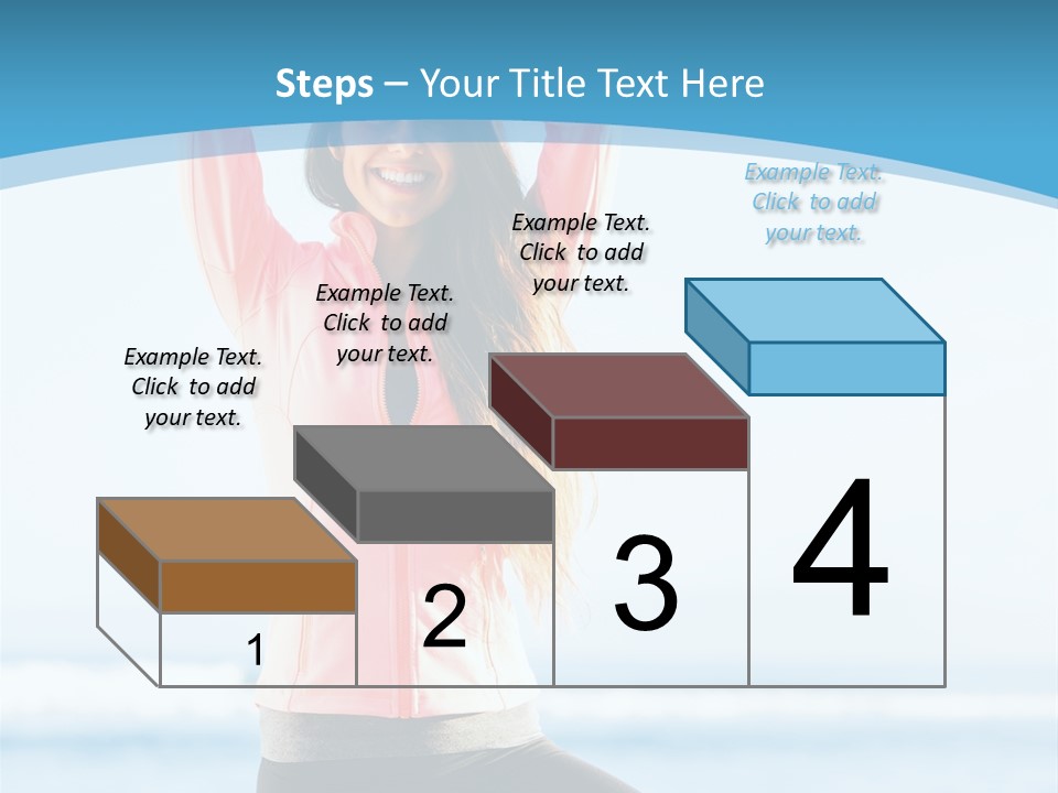 Water Blond Beautiful PowerPoint Template